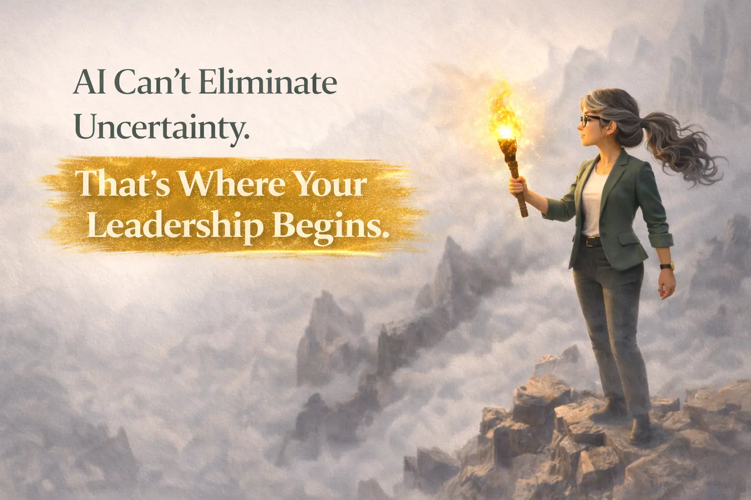 AI Can't Eliminate Uncertainty. That's Where Your Leadership Begins.