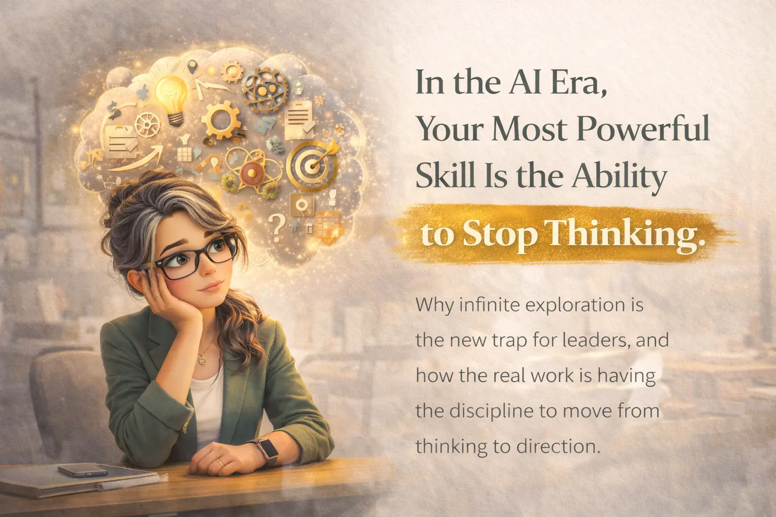 Your Most Powerful Skill Is the Ability to Stop Thinking